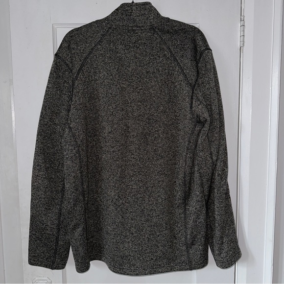 Eddie Bauer • Quarter Zip Grey Sweatshirt - Picture 2 of 7